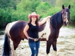Cowgirl and Her Horse