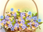 * Basket of spring for Andreea *