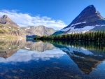 Magnificent Reflection On Glacier National Park