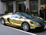 Gold Plated Bugatti Veyron