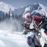 Riding a Reindeer