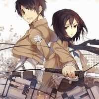 Attack on Titan Eren and Mikasa
