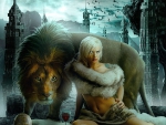 Lion And Woman