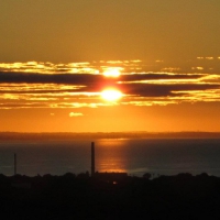 Beautiful lake reflection
