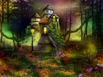 Fantasy Forest Castle