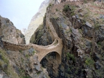 Mountain Bridge in Yemen