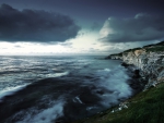 spectacular coastal cliffs hdr