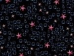 Starfish and bubbles