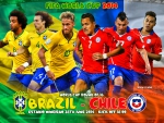 BRAZIL - CHILE WORLD CUP 2014 ROUND OF 16