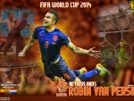 ROBIN VAN PERSIE NDERLANDS WORLD CUP 2014 WALLPAPER