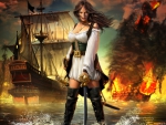 Gorgeous Pirate Girl