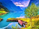 Beautiful Mountain Lake