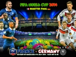 FRANCE - GERMANY  QUARTER-FINAL WORLD CUP 2014