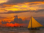 Sailboats in the Sunset