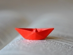 Small paper boat