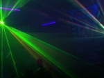 laser beam@o-ravers homeparty