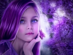 Beauty in Purple for Dreamer Girl (Luiza)