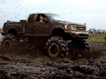 FORD DEEP IN THE MUD