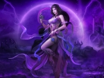 Purple Fantasy Girl