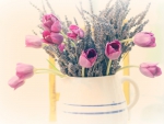 Tulips and lavander