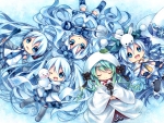 Ice miku chibis