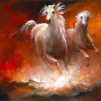PAINTED HORSES