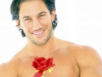 Georgeous Man with a Rose