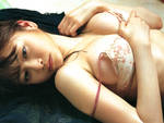cute japanese actress,sexy,in bra