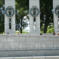 Part of the war mermorial in D.C.