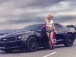 Cowgirl and Her Camaro