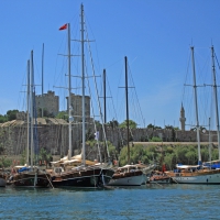 Castle at Bodrum, Turkey.