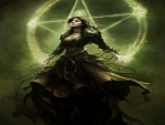 Witch And Pentagram