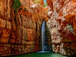 Arugot River Waterfall, Israel