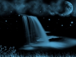 Moonlit Falls