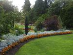 Panoramic and serene garden