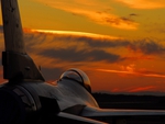 F-16C Fighting Falcon Sunset