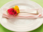 Spoon of rose