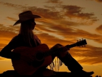 Cowgirl Silhouette