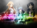 Sword Art Online (Kirito, Asuna, Sinon, Yui)