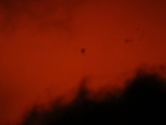 sunspots behind some clouds