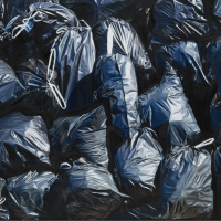 Plastic trash bags