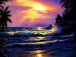 --Ocean Sunset--