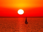 Sunset sail