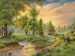 Beautiful painting of nature
