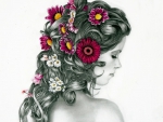 Flowers In Her Hair