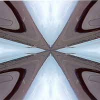 All points to the middle