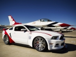 Ford Mustang With Lockheed Martin F-16DJ Fighting Falcon