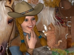 Cowgirl and Her Friends