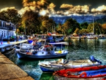 Thassos Town, Greece ~ HDR
