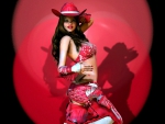 Cowgirl In Red